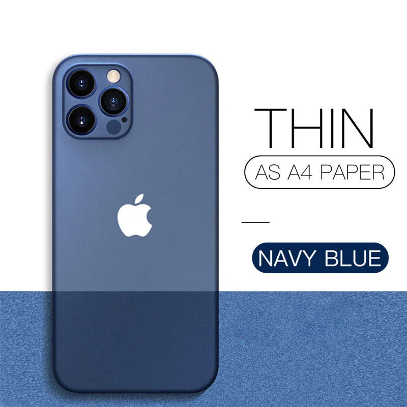 New 0.2MM Ultra Thin Matte PP Case For iphone