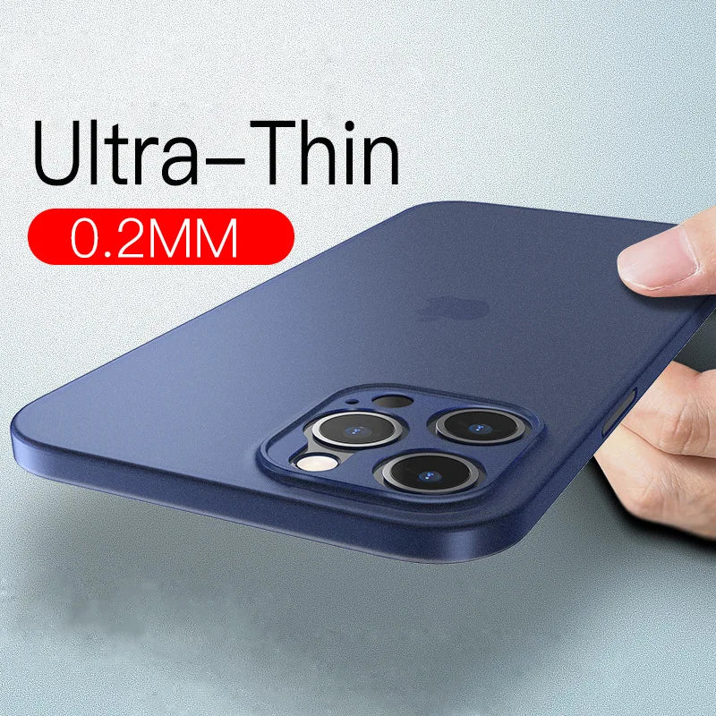 New 0.2MM Ultra Thin Matte PP Case For iphone