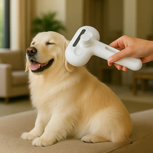 ✨ Smart Brush for Cats & Dogs – No Water, No Stress, No Hair