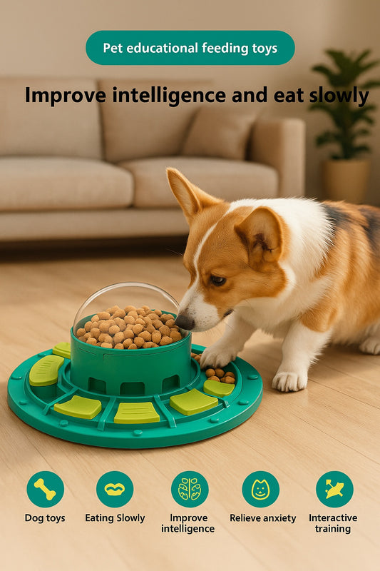 🐶 Dog Puzzle Feeder • Smart Play • Slow Eating • Happy Pup